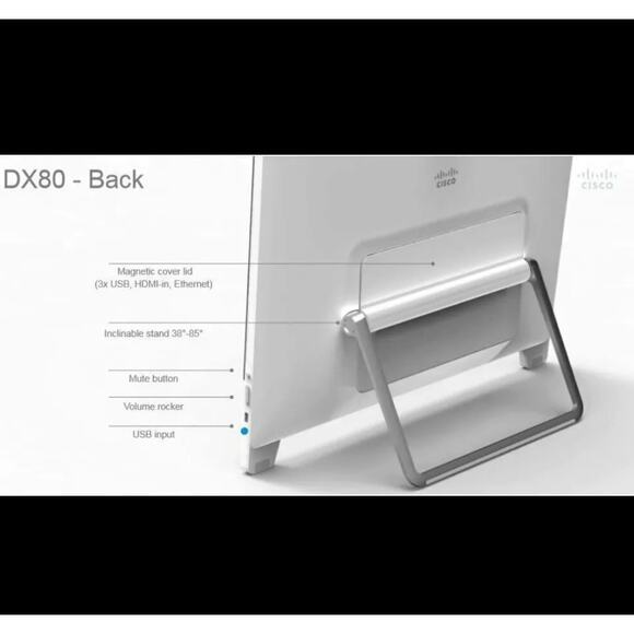 Cisco CP-DX80-K9 V07 23" 1080p Conferencing Unit Touchscreen - TESTED & WORKING - Picture 5 of 8